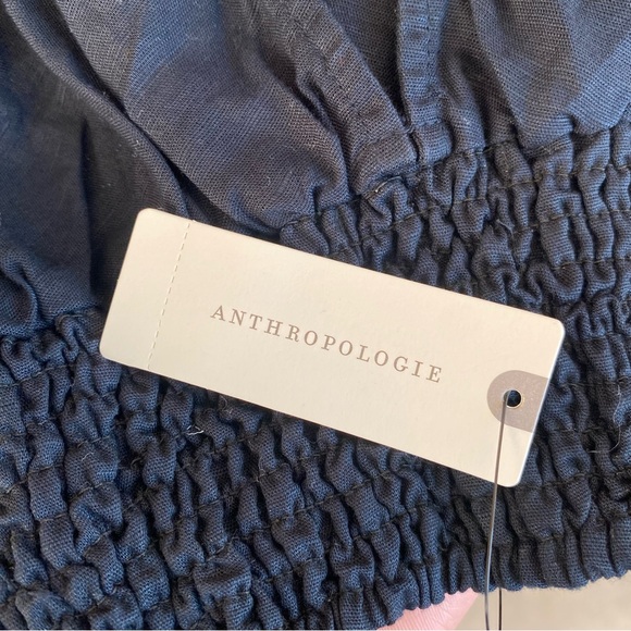 NWT Anthropologie Twist-Front Flutter-Sleeve Blouse, Size XXS - Picture 13 of 14